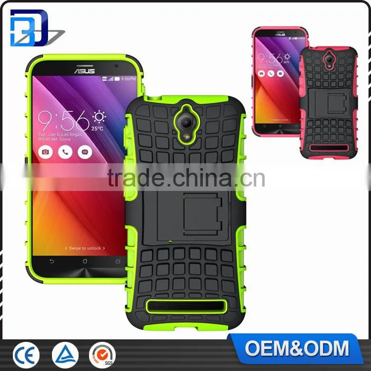 Top Cheap Goods Combo Kickstand Tire Pattern Armor Back Cover Case For Zenfone Go Tirepattern Case For Zenfone Go Kickstand