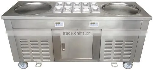 roll fried ice cream machine 2 pan durable fry ice cream machine fry ice cream machine price