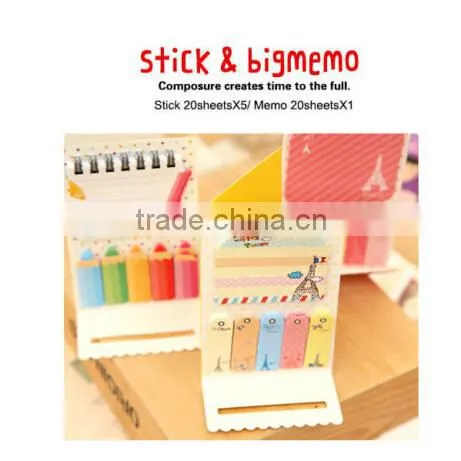 Cute Sunny Doll Expression Sticky Notes Notepad