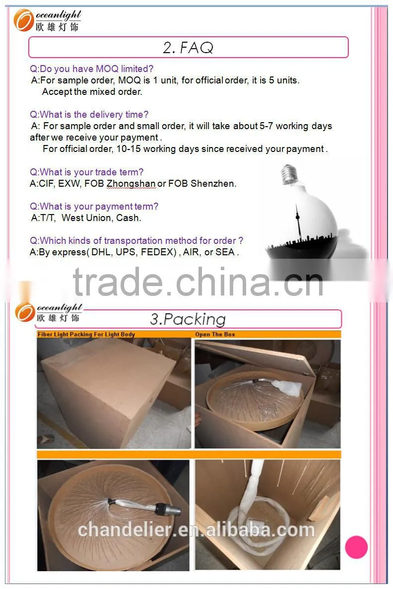 Romantic Rose Sky Optic Fiber Lamp Ceiling/Wall Fixture Flower Night Light Pendant Lamp fiber optic decoration for kids - OM163