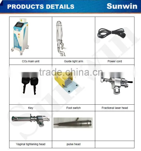 SW-333E-1 Professional fractional CO2 laser vagina tighten surgery