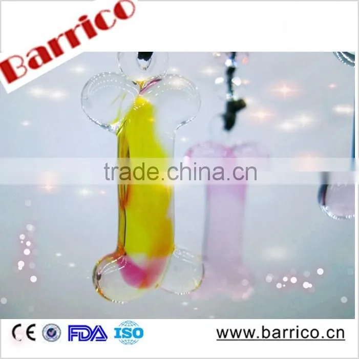 Custom Transparent Car Coloured glaze pendant