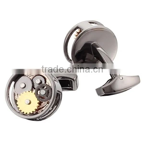 2016 Modern Style Watch Shape Metal Cufflinks For Men