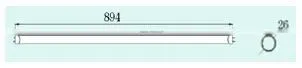 competitive t8 0.9m led tube 900lm 80Ra 330 degree wide voltage AC100-240V G13 led tube 10W