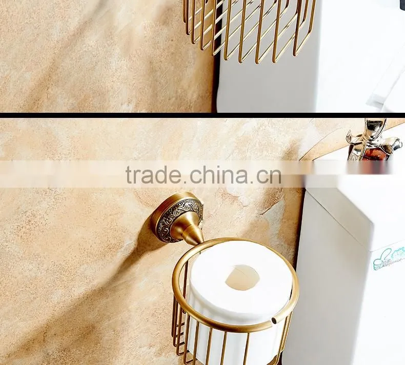 88951F batnroom accessory soap dish archaize hotel use Bath basket toilet paper holder with shelf