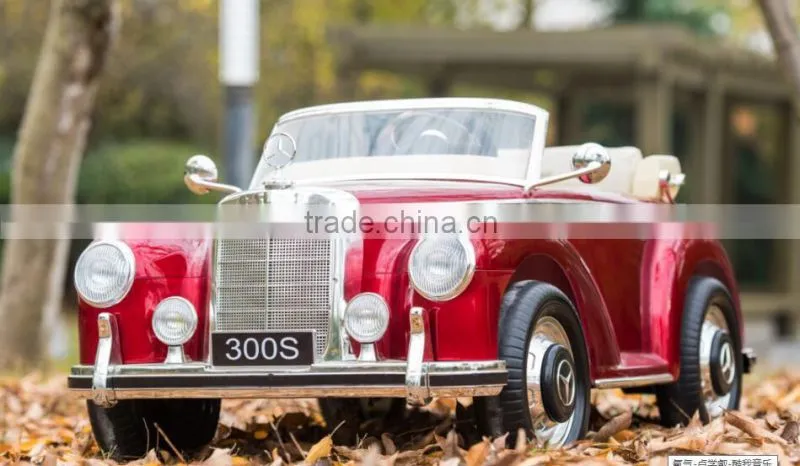 licensed mercedes benz 300s 12v battery operated car toy ride on car for kids with 2.4G R/C
