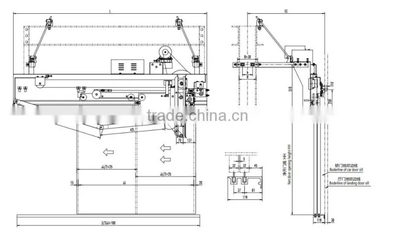 Elevator Door Operator elevator door operator/ landing door