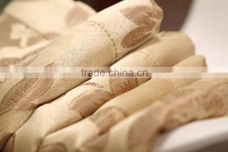 Jacquard Curtain Panel Grommet Drapery make of 100% polyester fabric