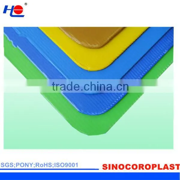 fade resistance and convenient to move corrugated plastic cardboard sheets