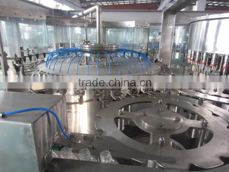 High speed and quality PET bottle Drinking water washing filling capping machine