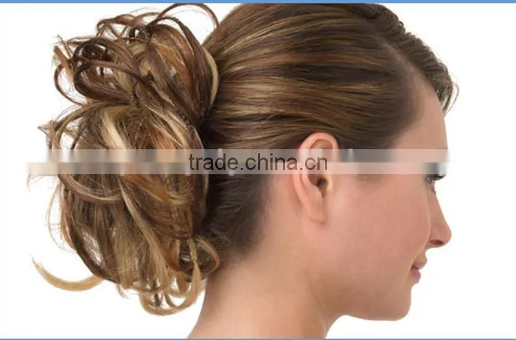 Magic hair bun twist, synthetic braids hair scrunchies