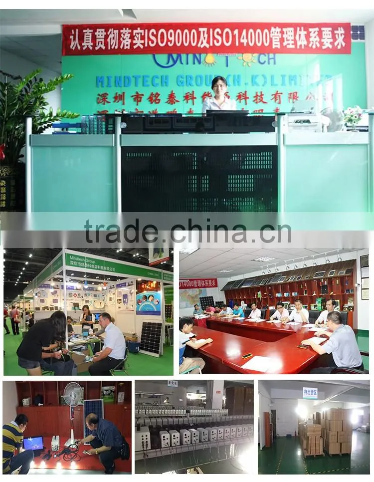 500W solar power system with 100W solar panel