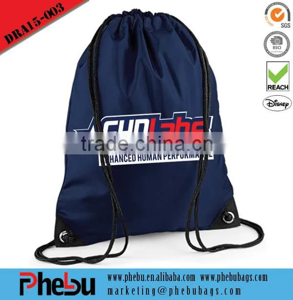 Hot Selling design your own drawstring backpack(DRA15-003)