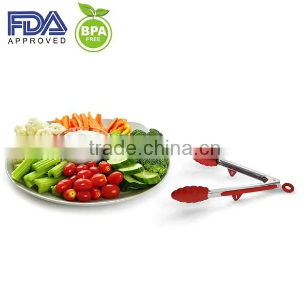 Premium Silicone Food Tongs Silicone Food Clip Kitchen Tools