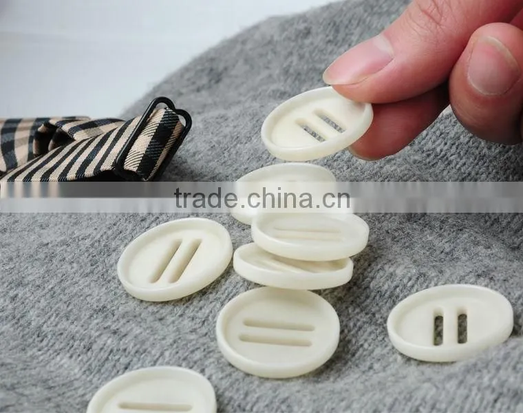 Top Class 2 Holes Big Size Natural Ivory White Corozo Nut Lady's Coat Buttons