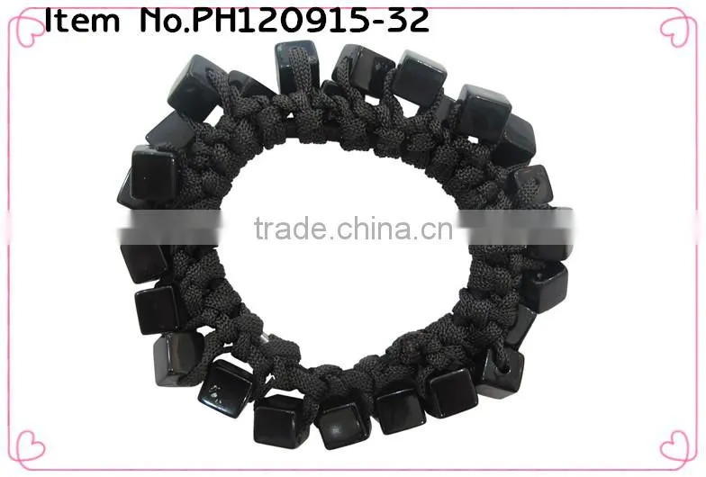 cheap black hair rubber bands elastic rubber bands
