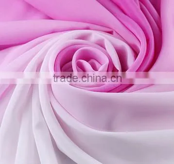 Hot sell high quality polyester plain dyed soft koshibo fabric /75d chiffon fabric for dress,underwear,performer scarf,etc