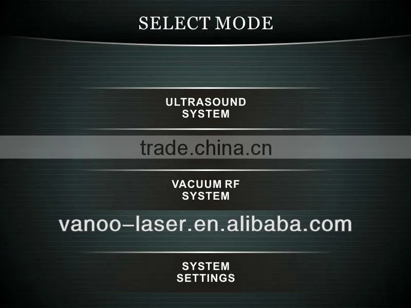 Vacuum Cavitation System (Cacuum+RF) portable ultrasonic slimming cavitation