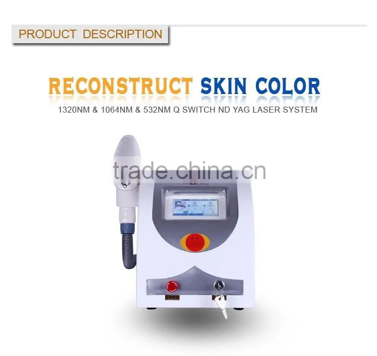 Merry christmas! portable nd yag tattoo removal machine q switch laser for Q1