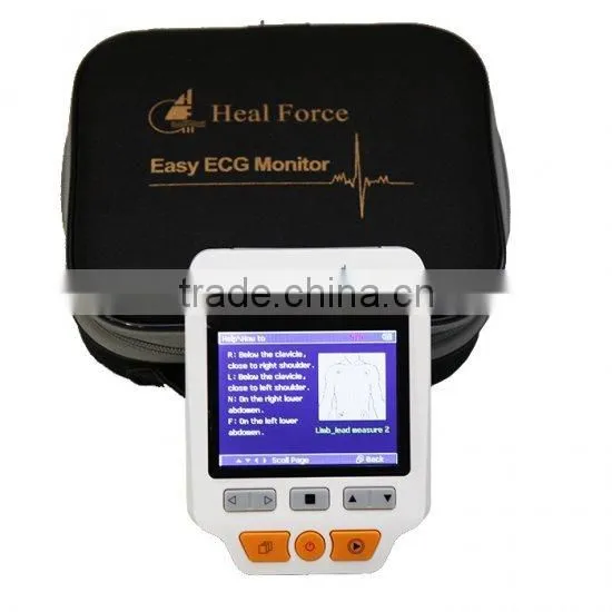 Handheld Color Screen ECG EKG Easy ECG Monitor