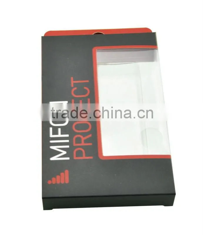 Mobile paperboard+PET clear window printing boxes