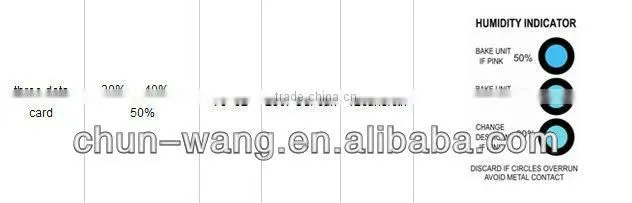 2015 Hot Selling Six Dots Humidity Indicator Paper