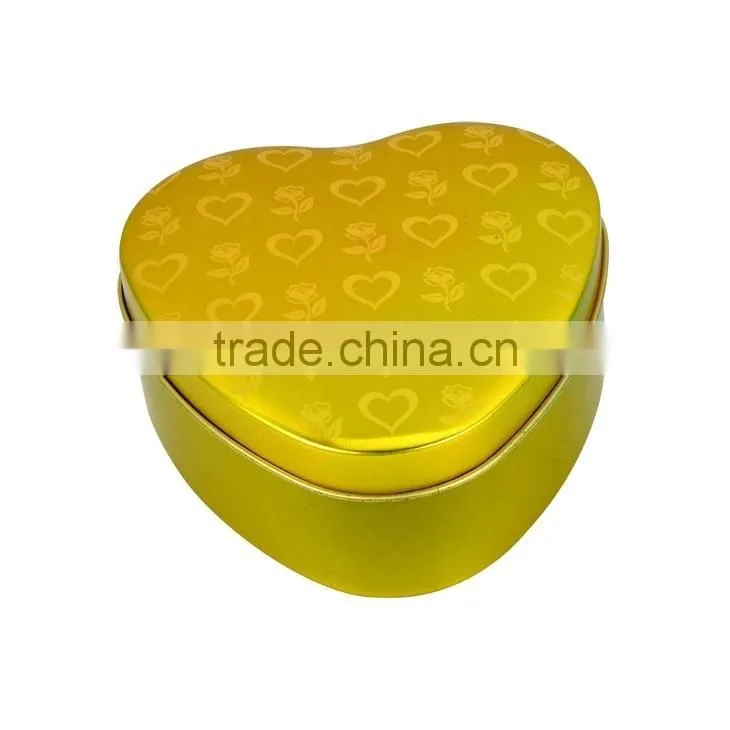 Rectangular candy tin box with slide lid