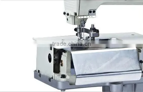 Making Belt Loop With Front Cutter Interlock Industrial Sewing Machine Double Needle Price CS-2001C