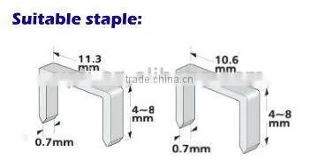 Taiwan Made High Quality Staple Gun Tacker with 100pcs staples