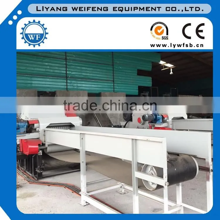 Drum wood chipper for wood chip