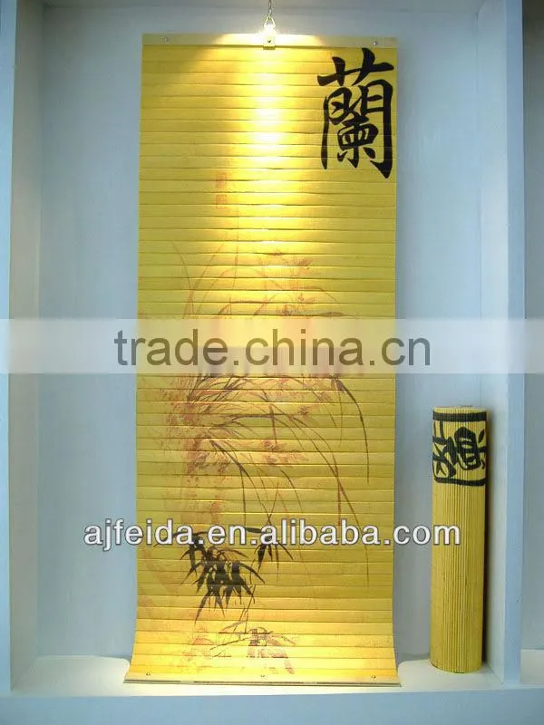 Bamboo wall calendar