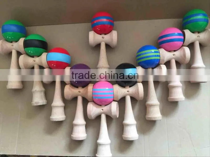 2017 Hot Sell Customized wooden kendama toy