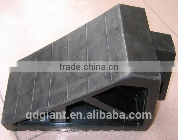 Wheel chock with bracket for cars and trailers