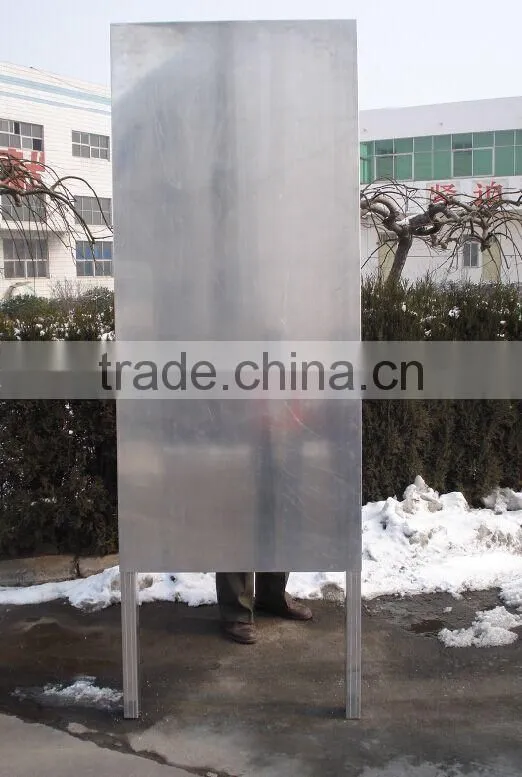 Aluminum advertising signs standing, aluminum alloy advertising board, aluminum signboard