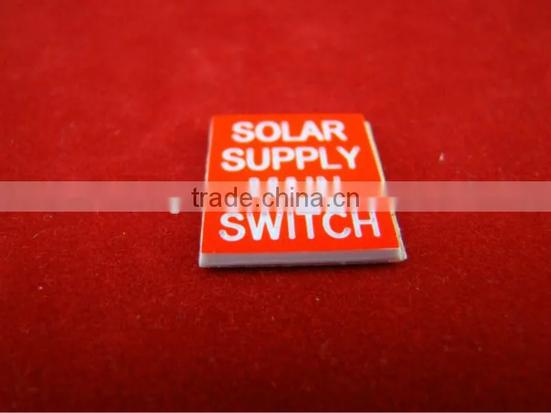 Custom ABS Plastic Tag Wire hang Label