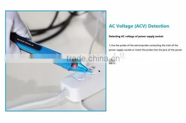Promotional Non-contact Electroprobe Pen Design AC Voltage Detector Electrical Tester Pen Test Pen