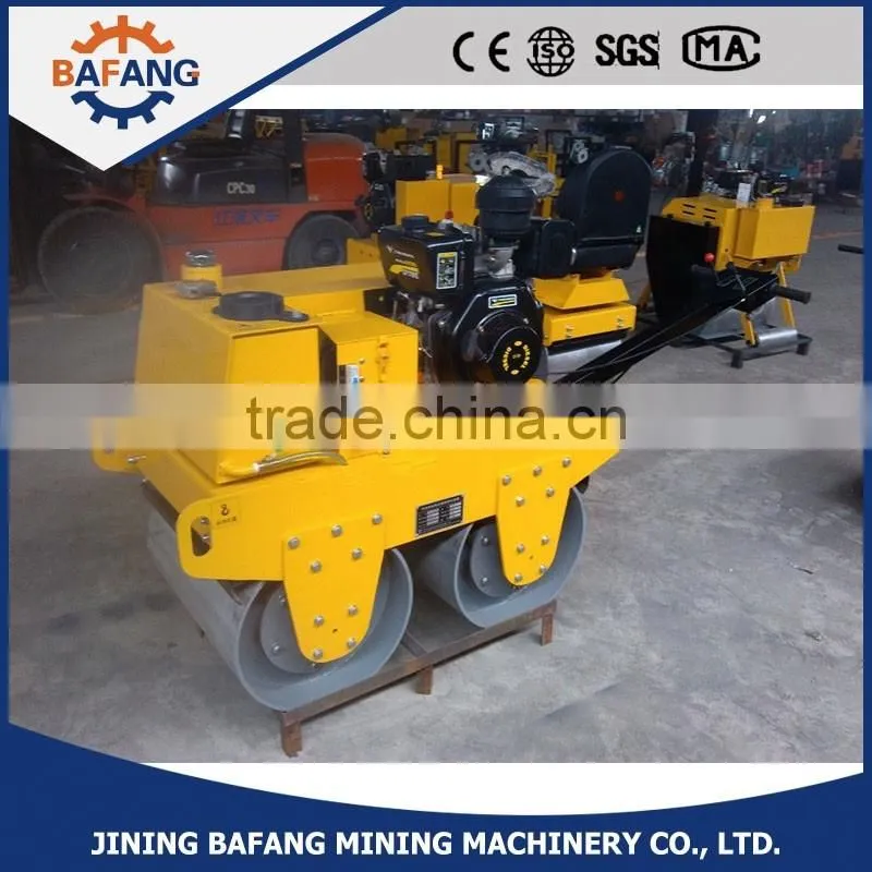 YLS635 Walk behind double drum road roller