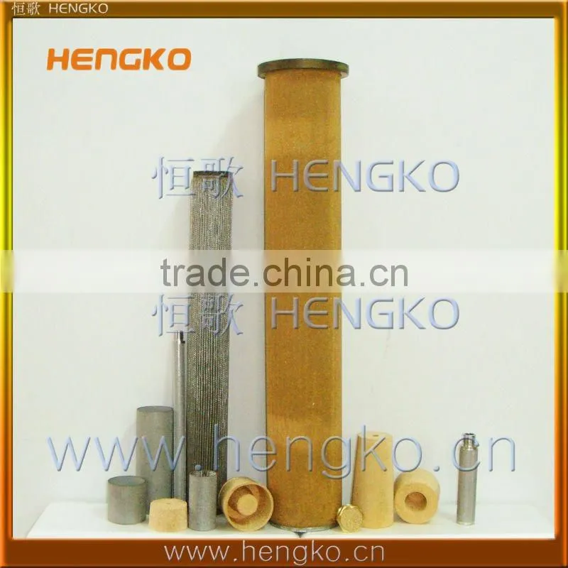 Reusable Resists High Temperature Microns Porous Mesh Powder Sintering Metal Filter Cartridge