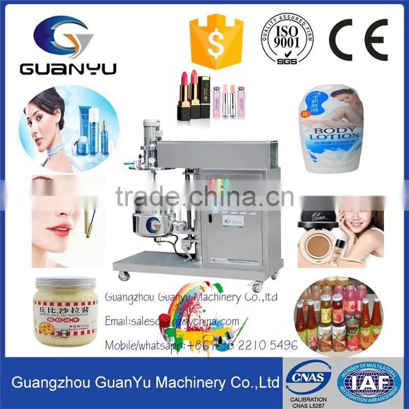 10L laboratory cosmetics homogenous emulsifying mixing machine
