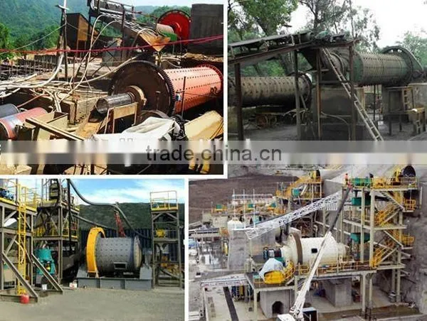 Alluvial gold ore washing plant with high recovery rate