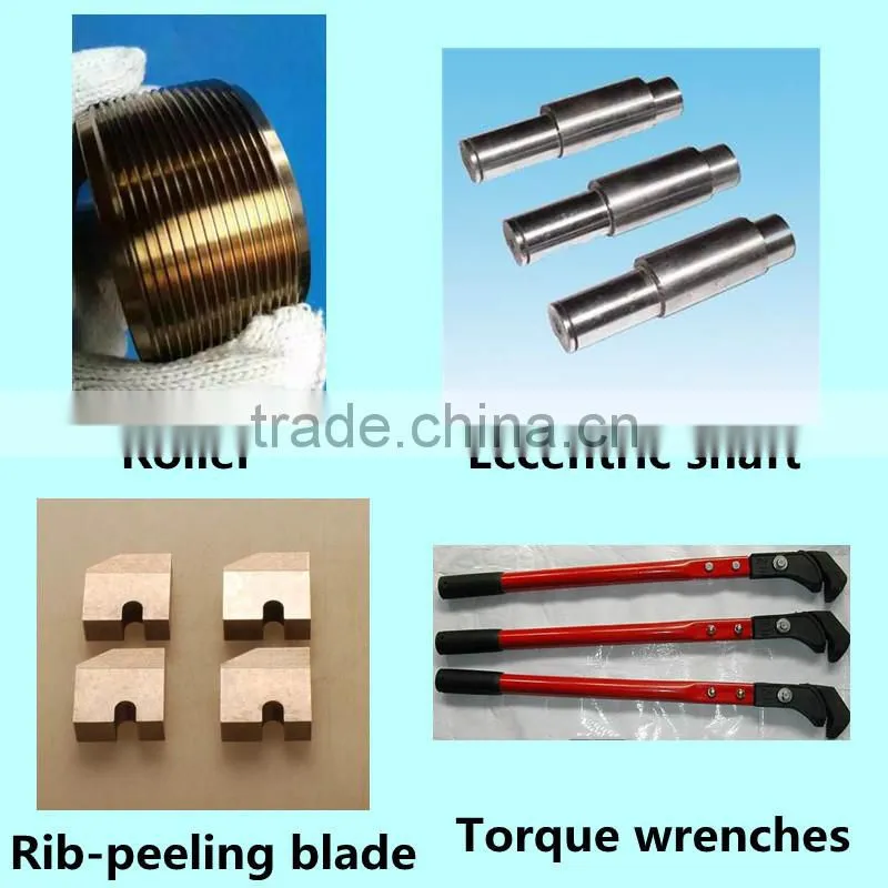 Competitive price rebar parallel thread rolling screw making machine