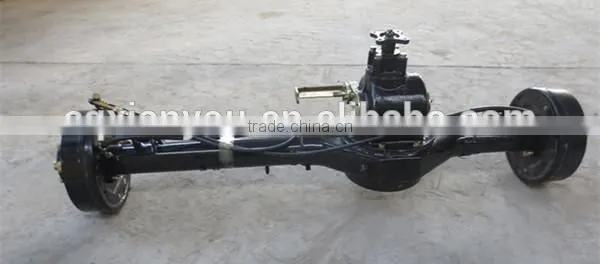 Cargo tricycle rear axle differential