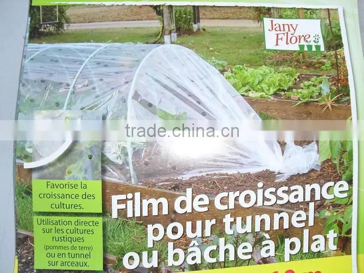 plastic low tunnel film for agricultural