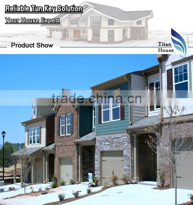 Light Gauge Steel Two Storey Prefab Living Quarter House Plan of Quality