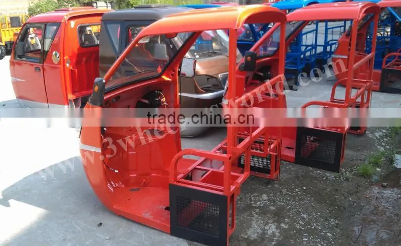 China popular zongshen 250cc enclosed motorcycle/three wheel mini cargo car