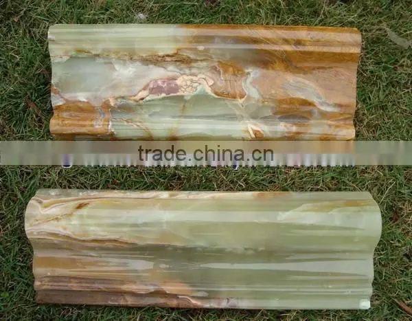 Natural stone Pakistan Supplier ONYX CHAIR RAIL MOLDING COLLECTION
