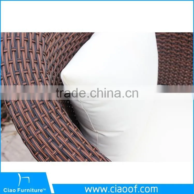 Outdoor Hotel Rattan Pool Lounger Bed