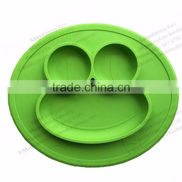 Hot selling silicone plate silicone dinner plate Silicone kid placemat