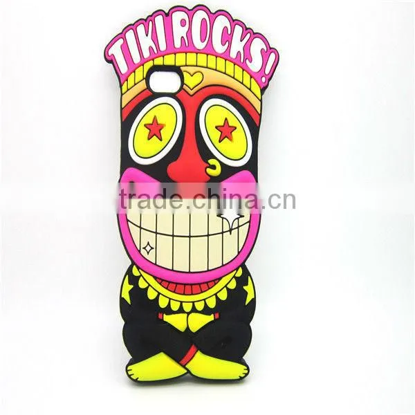 Human Skeleton Design Silicone Cellphone Case for Iphone