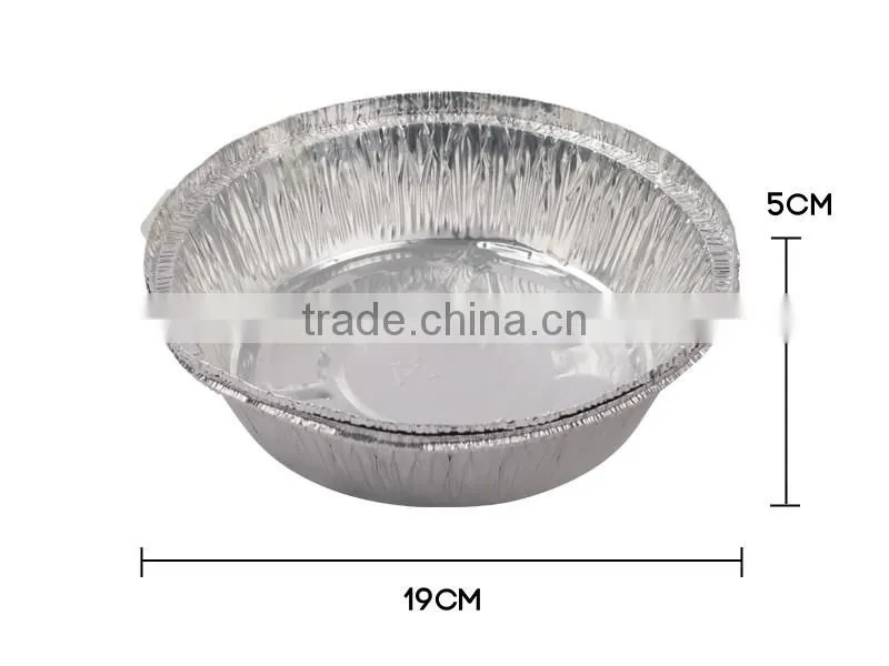 Disposable Aluminium Foil Plate Food Container